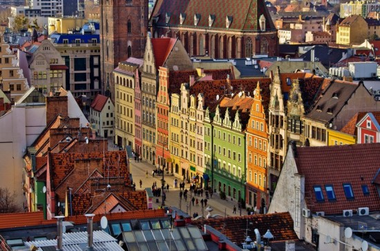 Wroclaw town square